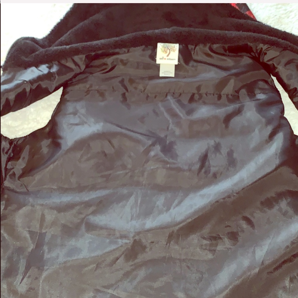 checkered winter vest - Picture 2 of 4